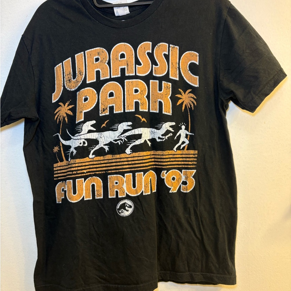 Jurassic Park Black Kids T-Shirt - Picture 4 of 4